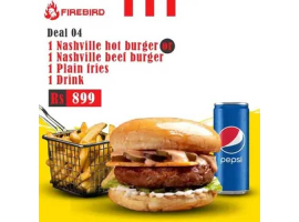 Firebird Lunch Deal 4 For Rs.899/-